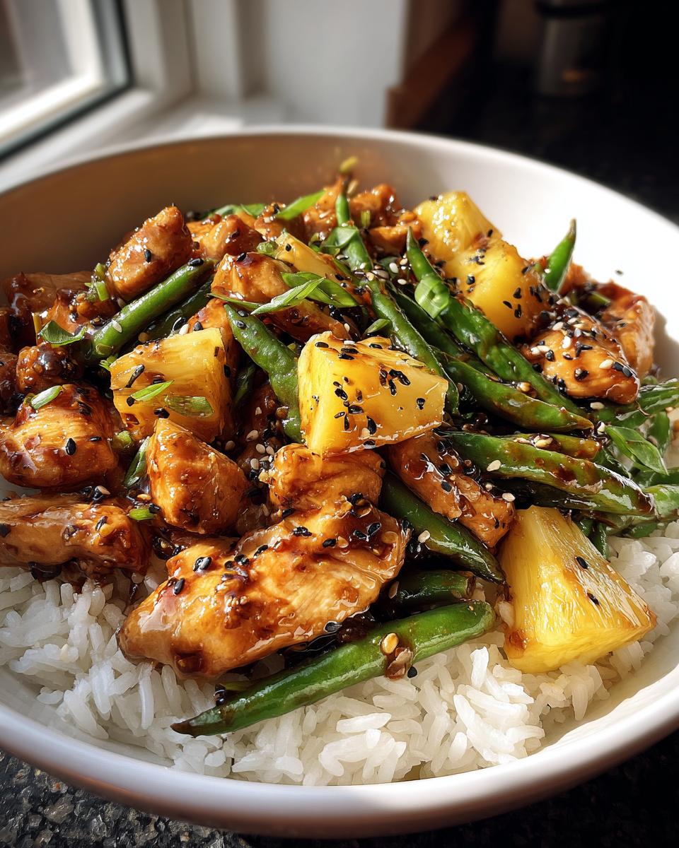 Teriyaki Chicken & Pineapple with Snap Peas - detail 1