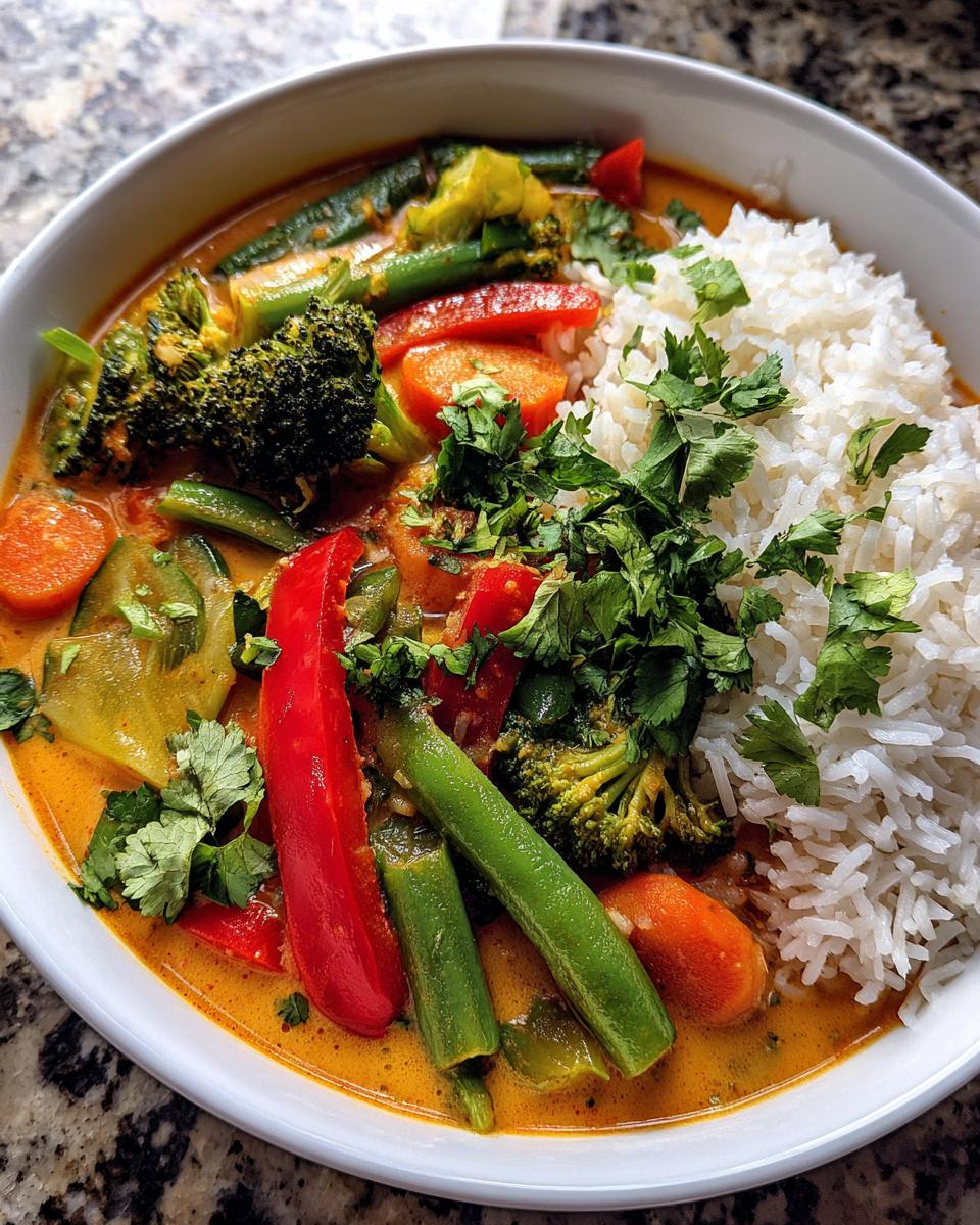 Amazing Thai Coconut Curry Vegetables 10 Min Prep 5 Thai Coconut Curry Vegetables - detail 1