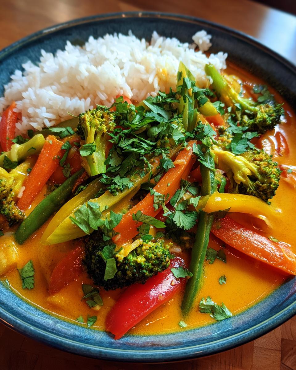 Amazing Thai Coconut Curry Vegetables 10 Min Prep 6 Thai Coconut Curry Vegetables - detail 2