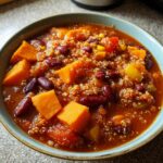 Vegan Chili with Sweet Potatoes & Quinoa