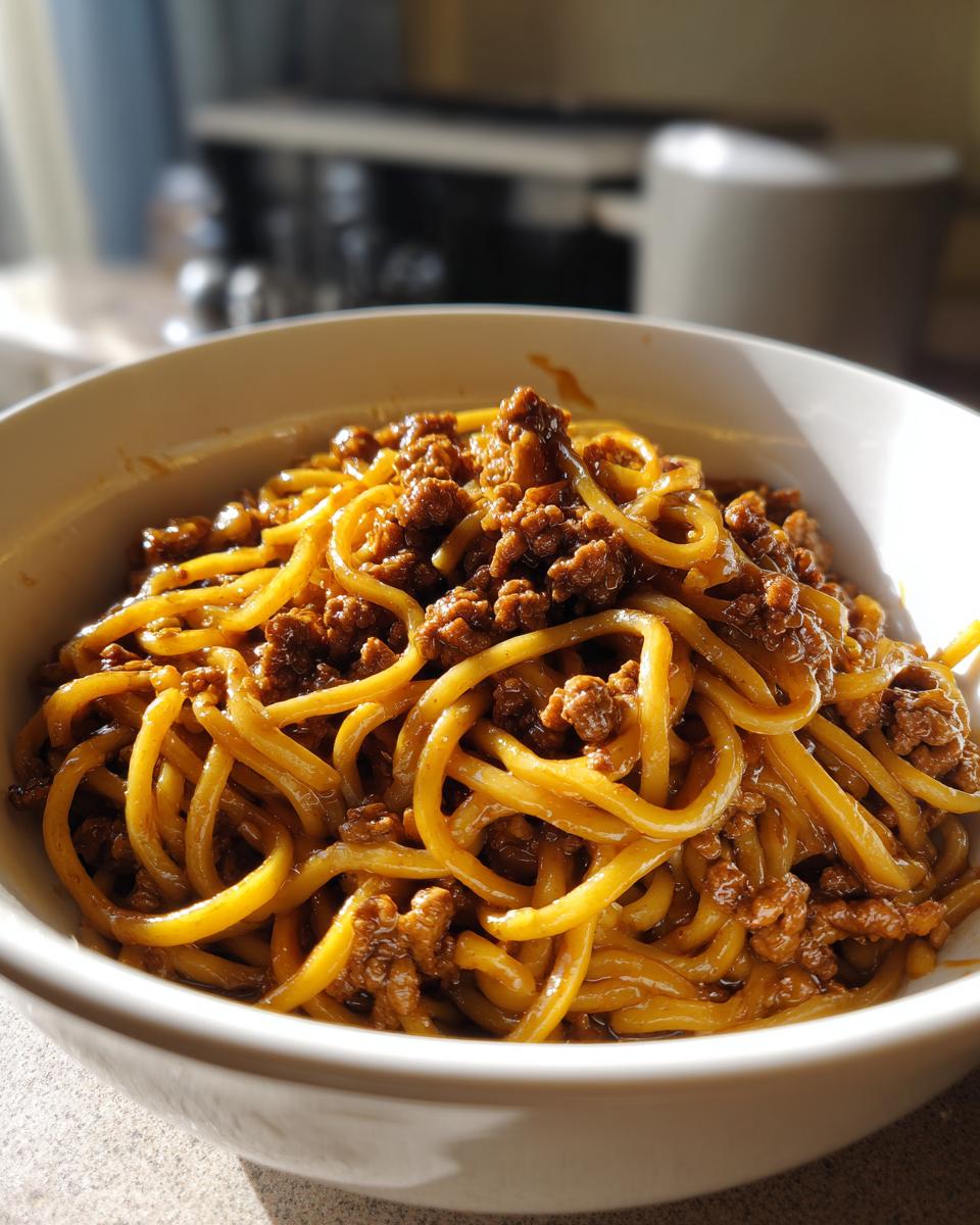 30-Min Asian Ground Beef Noodle Bowls – Delicious Prep Feast 5 Asian Ground Beef Noodle Bowls – Prep Ahead Dinner - detail 2