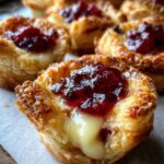 Baked Cranberry Brie Bites : Easy 5-Ingredient Holiday Appetizer