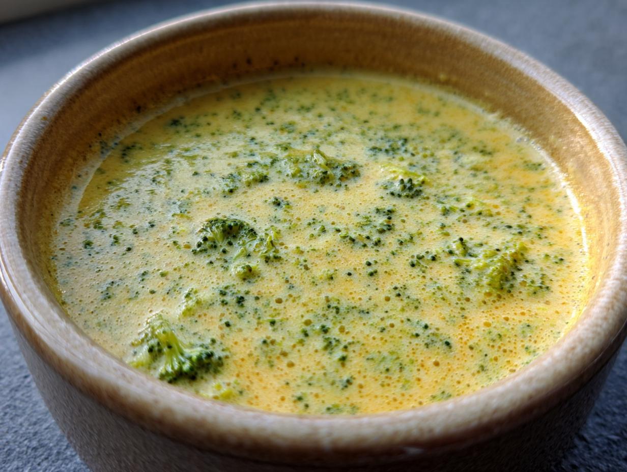 Broccoli Cheddar Soup - detail 2