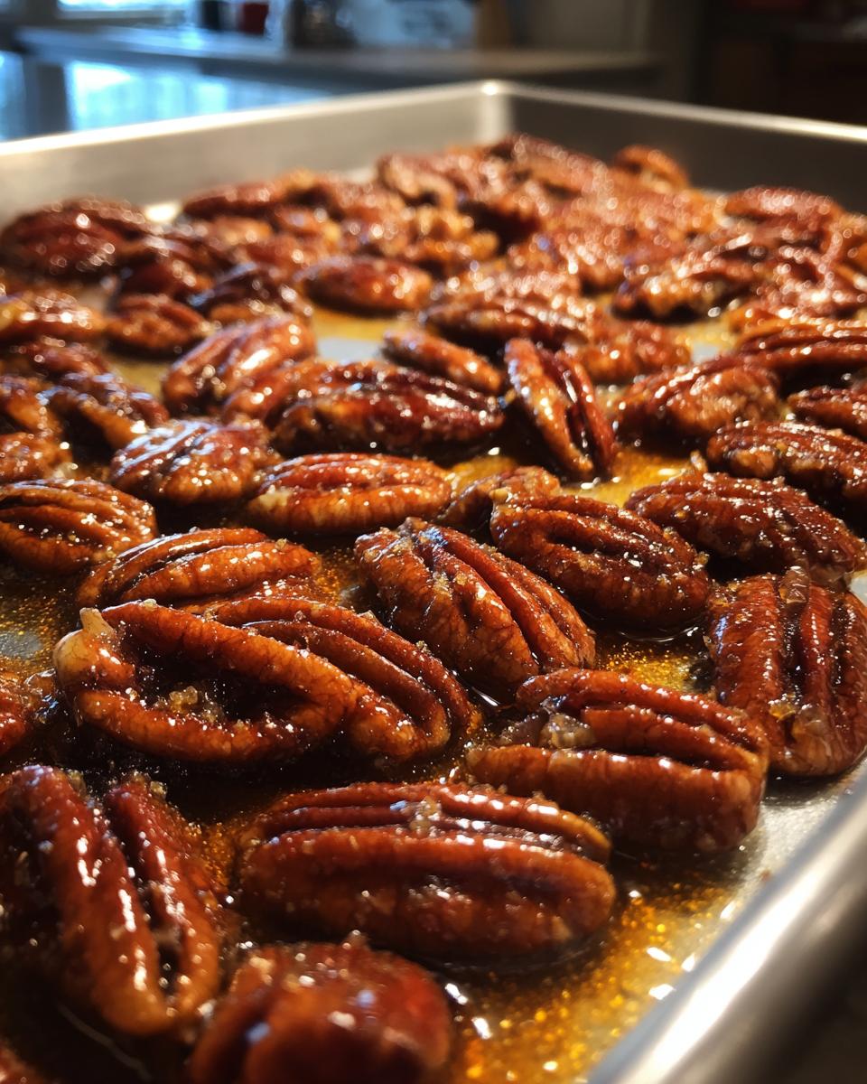 Amazing Candied Pecans Recipe: 1 Sweet Crunch 7 Candied Pecans Recipe (Praline Pecans) - detail 3