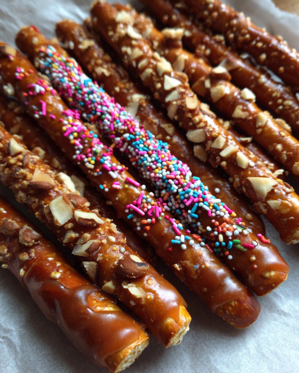 Delicious Caramel Apple Pretzel Treats: 15 Minutes 7 Caramel Apple Pretzel Treats - detail 3