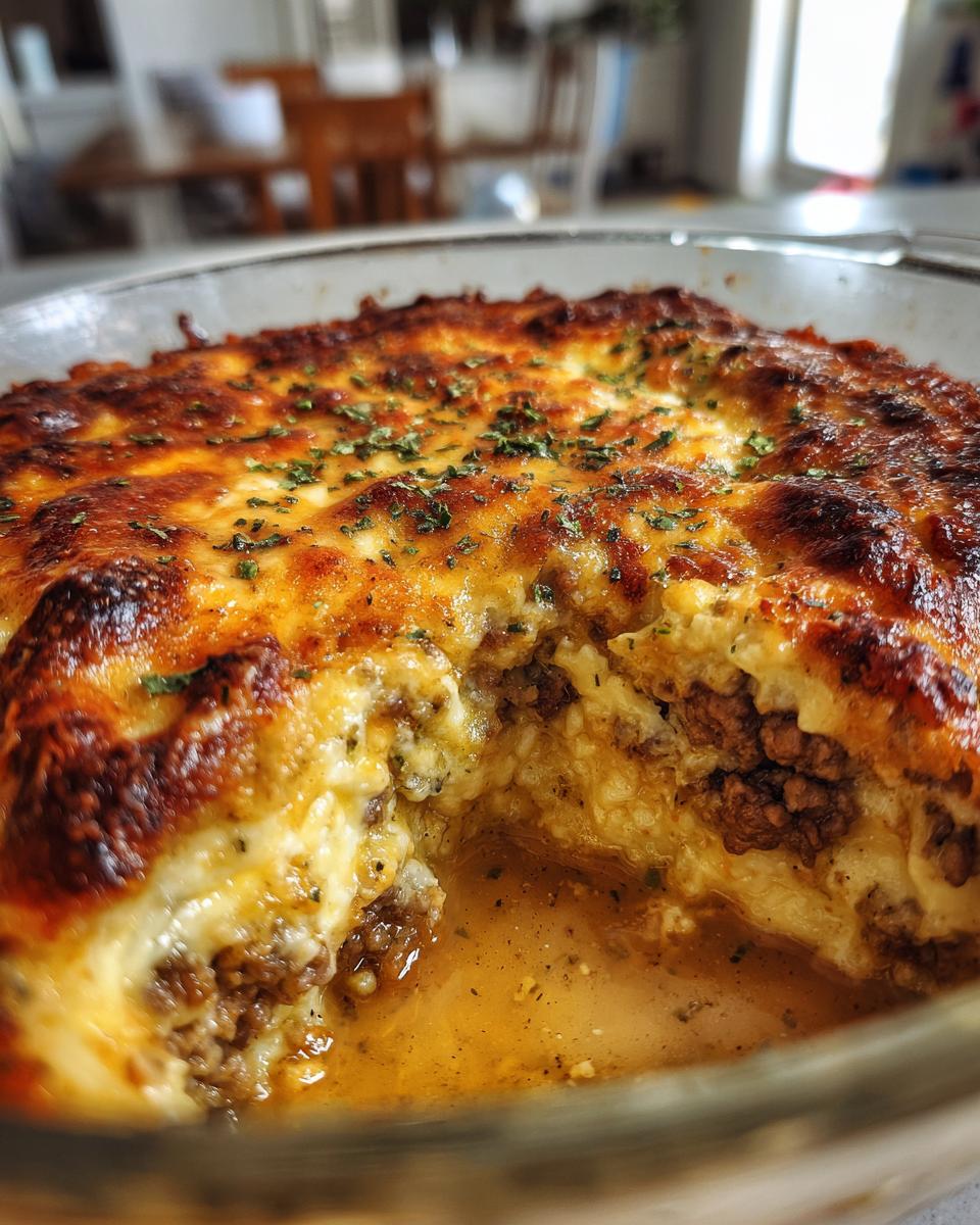 Cheesy Keto Ground Beef Casserole (Ready in 30 Minutes!) | BiteTide - detail 1