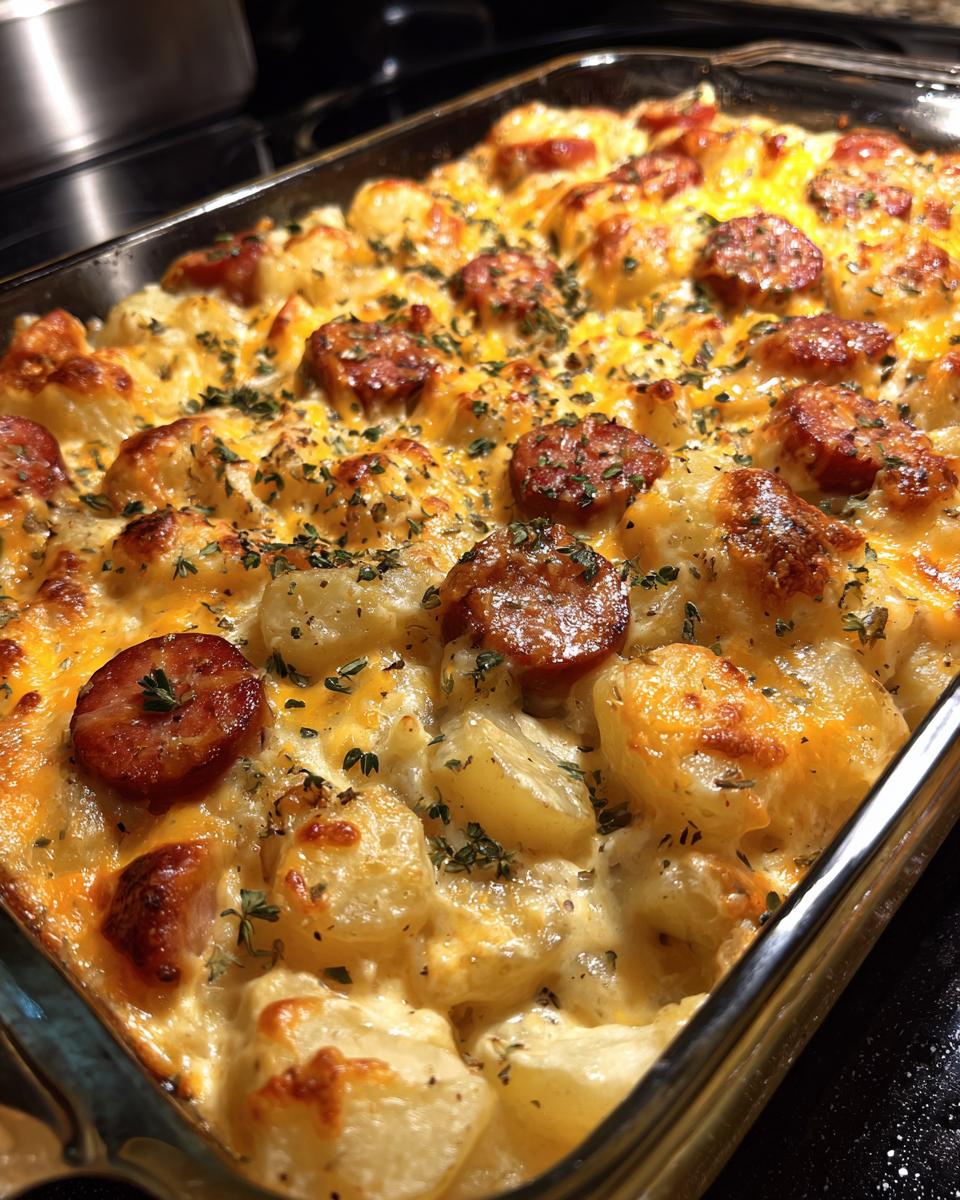 Cheesy Ranch Potatoes: Shockingly Easy Dinner 6 Cheesy Ranch Potatoes and Smoked Sausage - detail 2