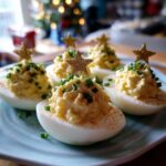 Christmas Tree Deviled Eggs! 🎄