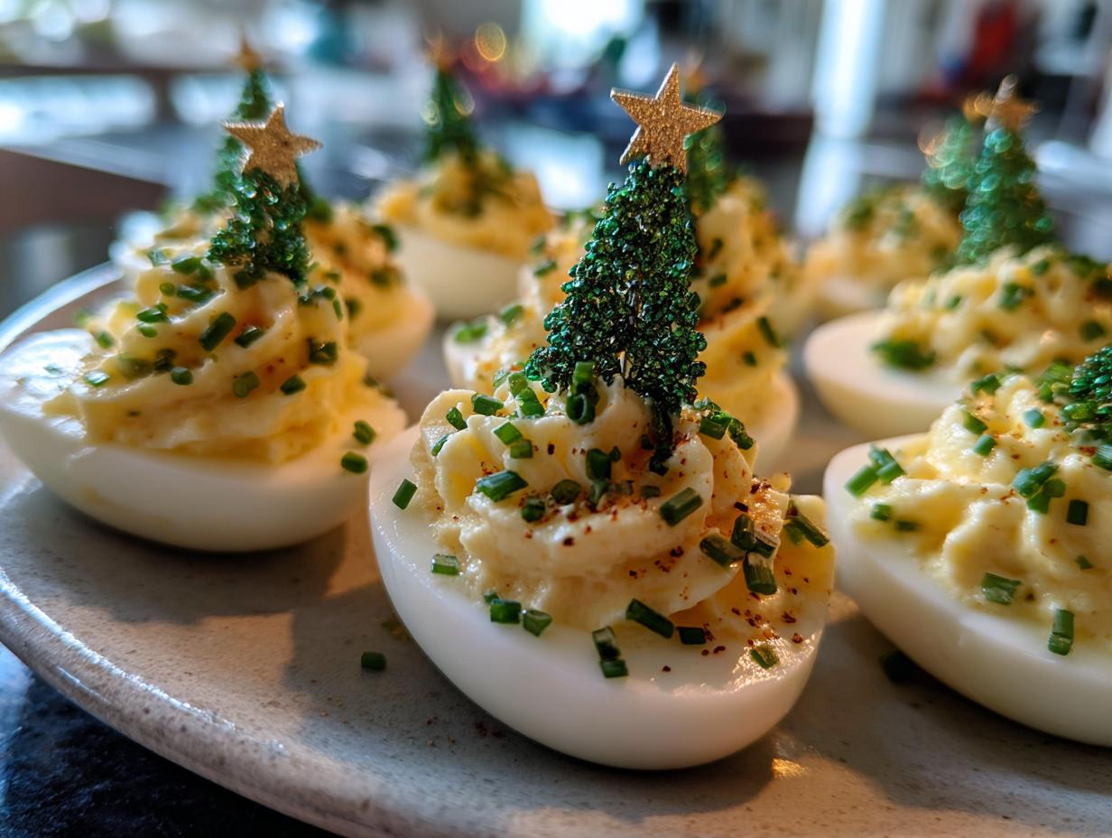 Amazing Christmas Tree Deviled Eggs 🎄 7 Christmas Tree Deviled Eggs! 🎄 - detail 3