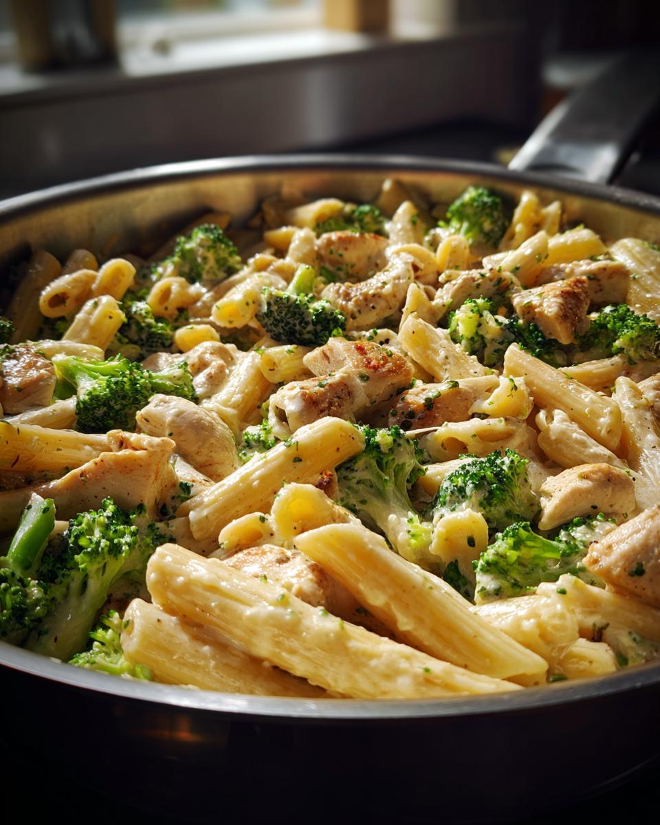 Creamy Chicken and Broccoli Pasta - detail 1