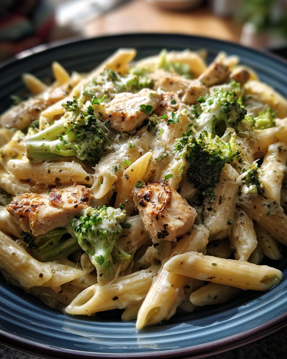 Creamy Chicken and Broccoli Pasta - detail 3