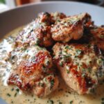 Creamy Garlic Chicken Thighs