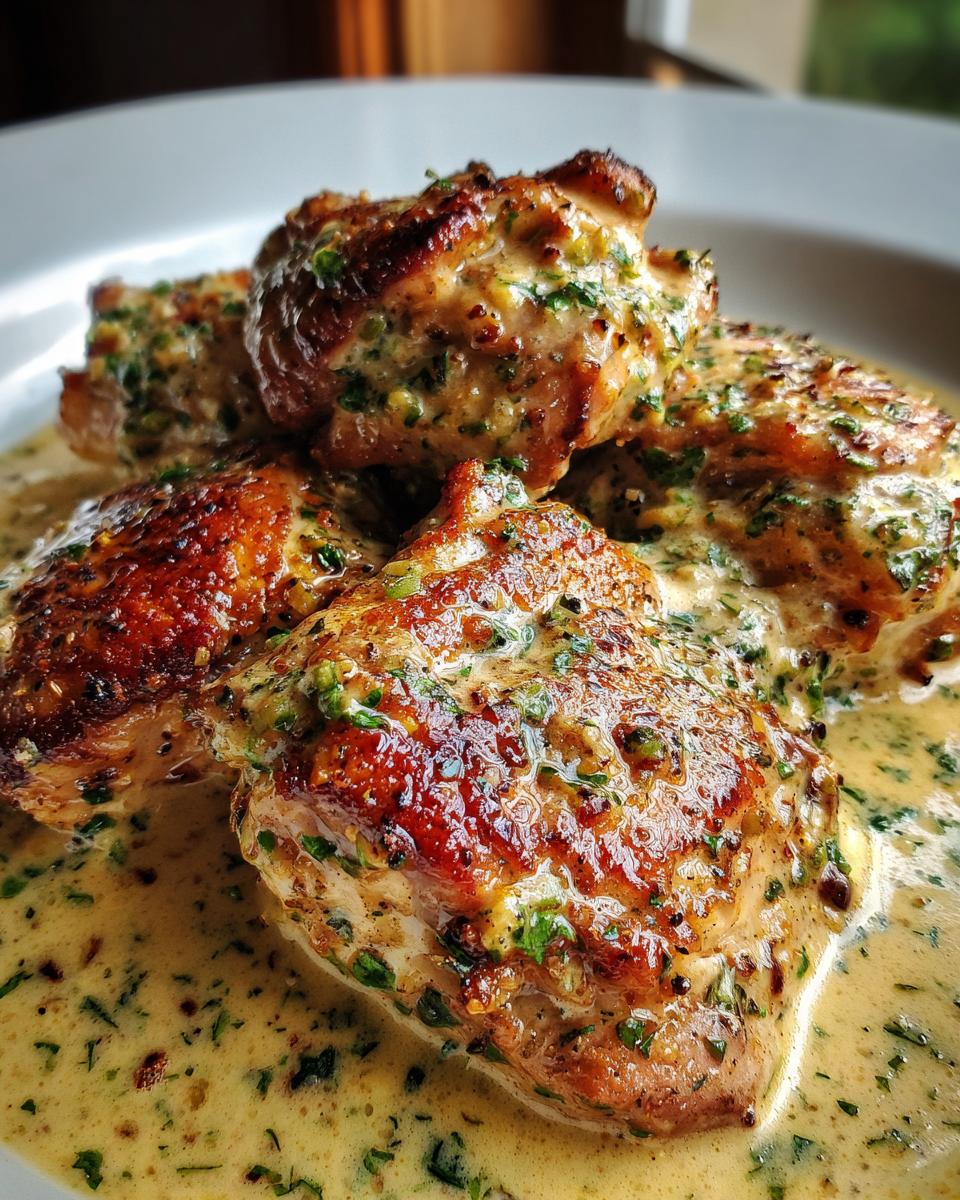 Creamy Garlic Chicken Thighs - detail 2