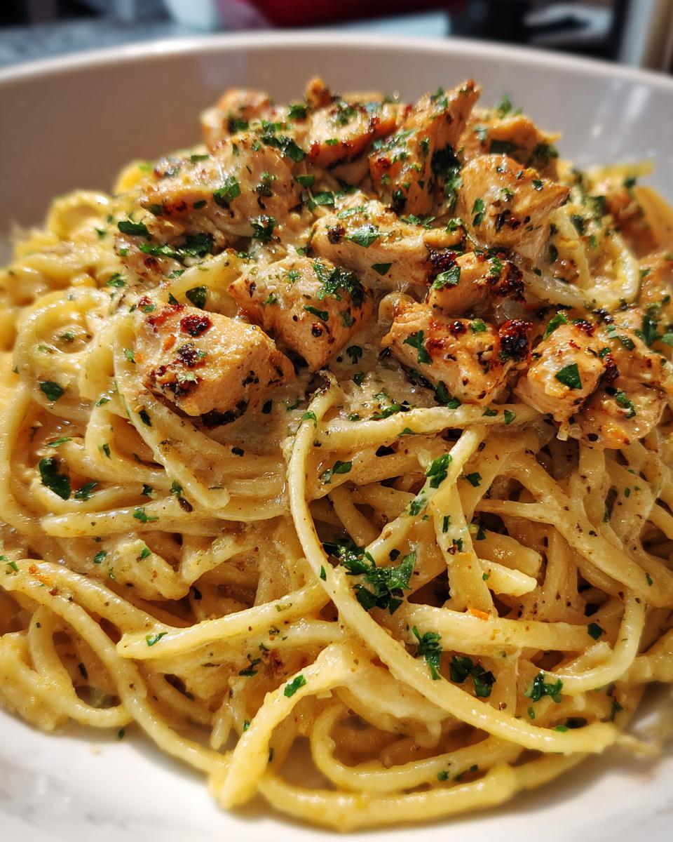 Creamy Garlic Parmesan Chicken Pasta - detail 2