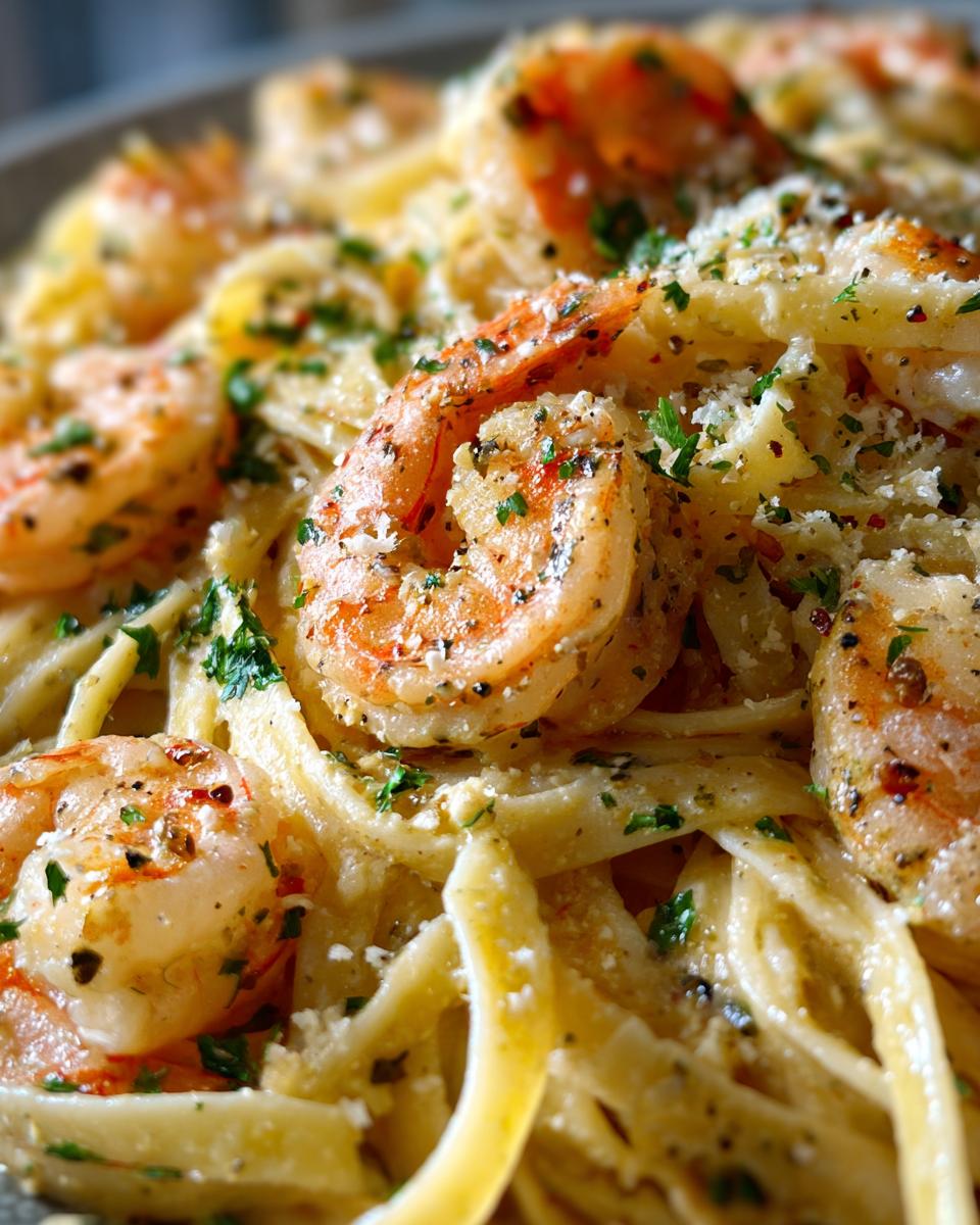 Creamy Garlic Shrimp Alfredo - detail 3