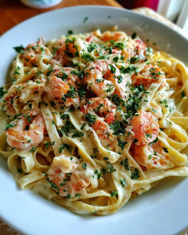 Creamy Garlic Shrimp Alfredo