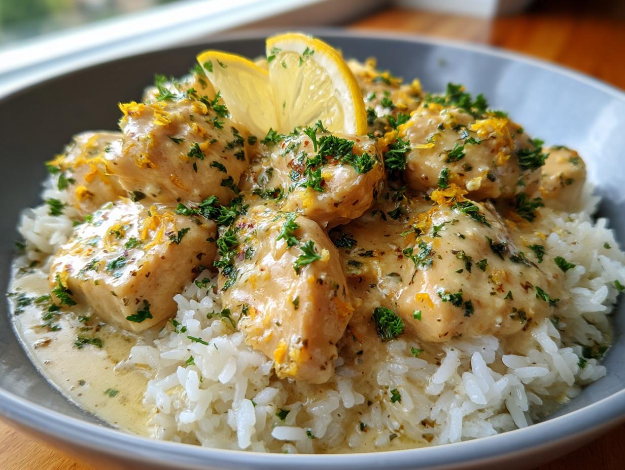 Amazing 1-Pot Creamy Lemon Chicken & Rice 5 Creamy Lemon Chicken and Rice - detail 1