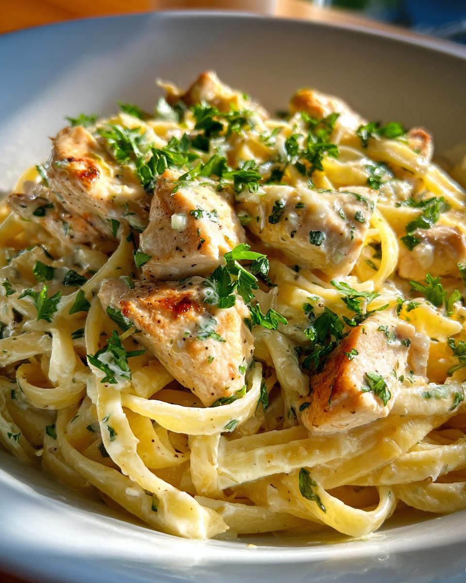 Creamy Lemon Garlic Chicken Pasta - detail 2