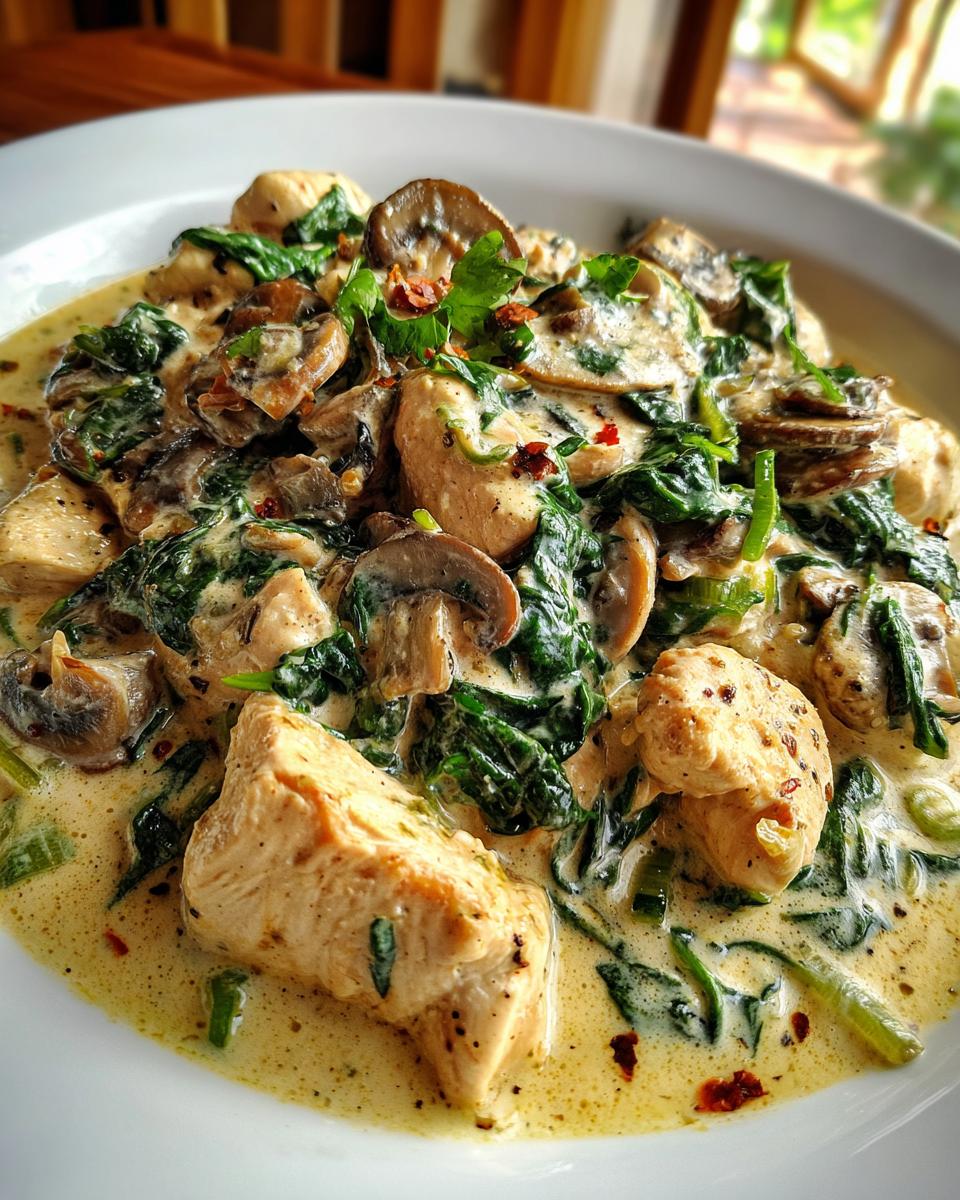Creamy Spinach Mushroom Chicken - detail 1