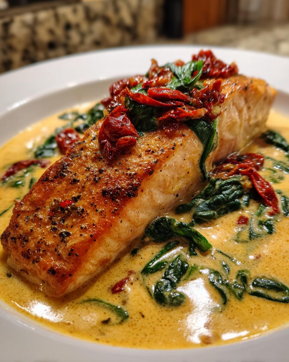 Creamy Tuscan Salmon - detail 3