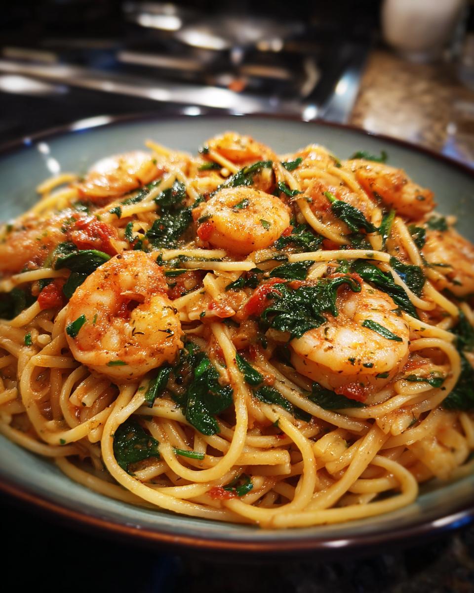 Perfect Creamy Tuscan Shrimp Pasta in 35 Mins 5 Creamy Tuscan Shrimp Pasta - detail 1
