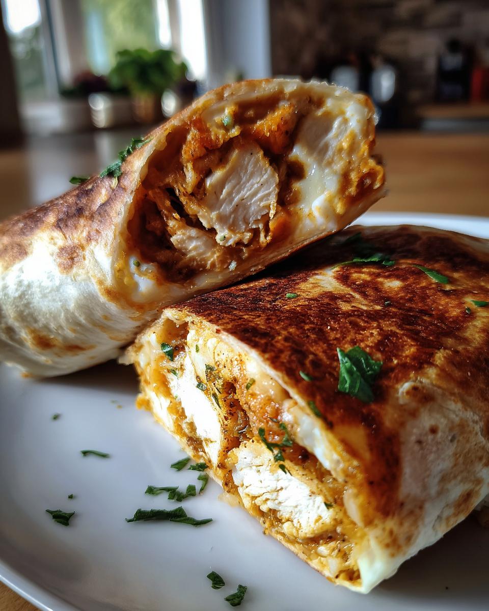 Crunchy Crispy Air Fryer Chicken & Mozzarella Wraps | Easy Air Fryer Recipe - detail 2