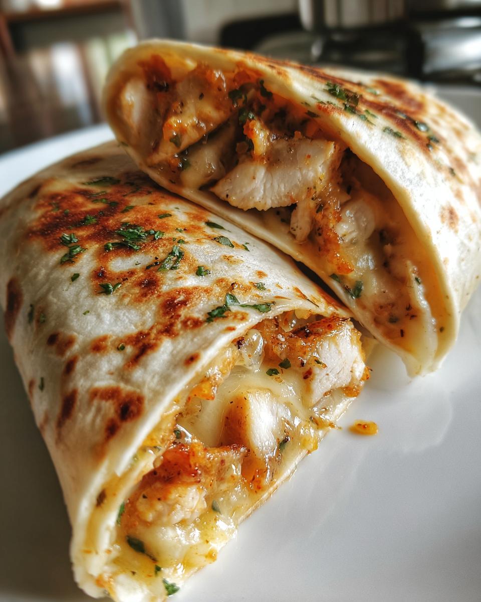 Crunchy Crispy Air Fryer Chicken & Mozzarella Wraps | Easy Air Fryer Recipe - detail 3