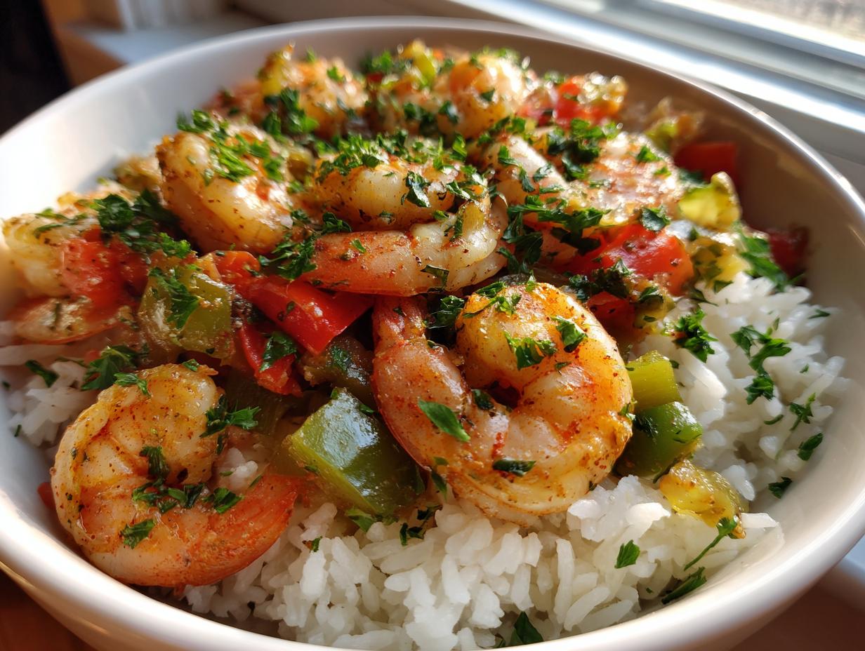 Easy Cajun Shrimp Rice Bowl: 30-Min Wonder 5 Easy Cajun Shrimp Rice Bowl - detail 2
