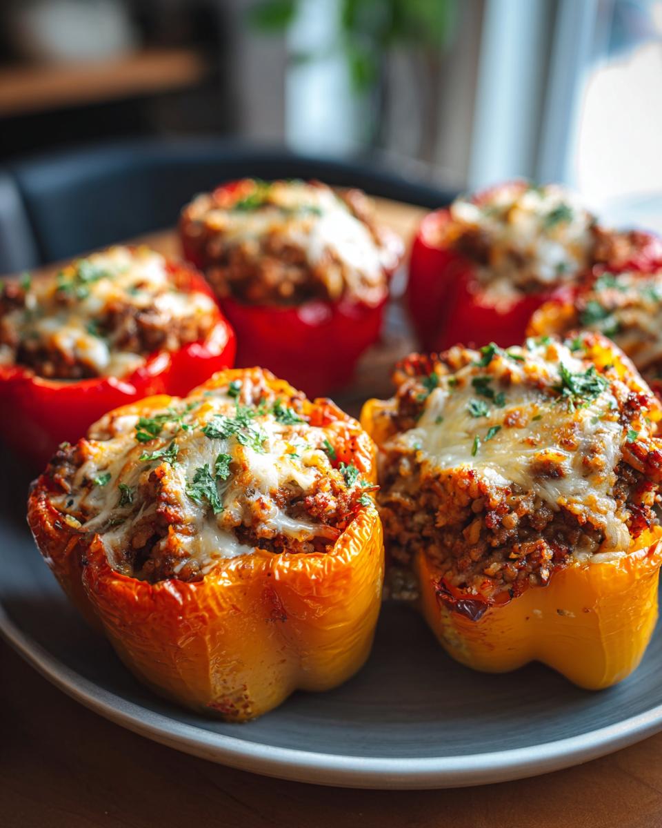 Easy Classic Stuffed Peppers: 1 Amazing Meal 6 Easy Classic Stuffed Peppers Recipe - detail 2