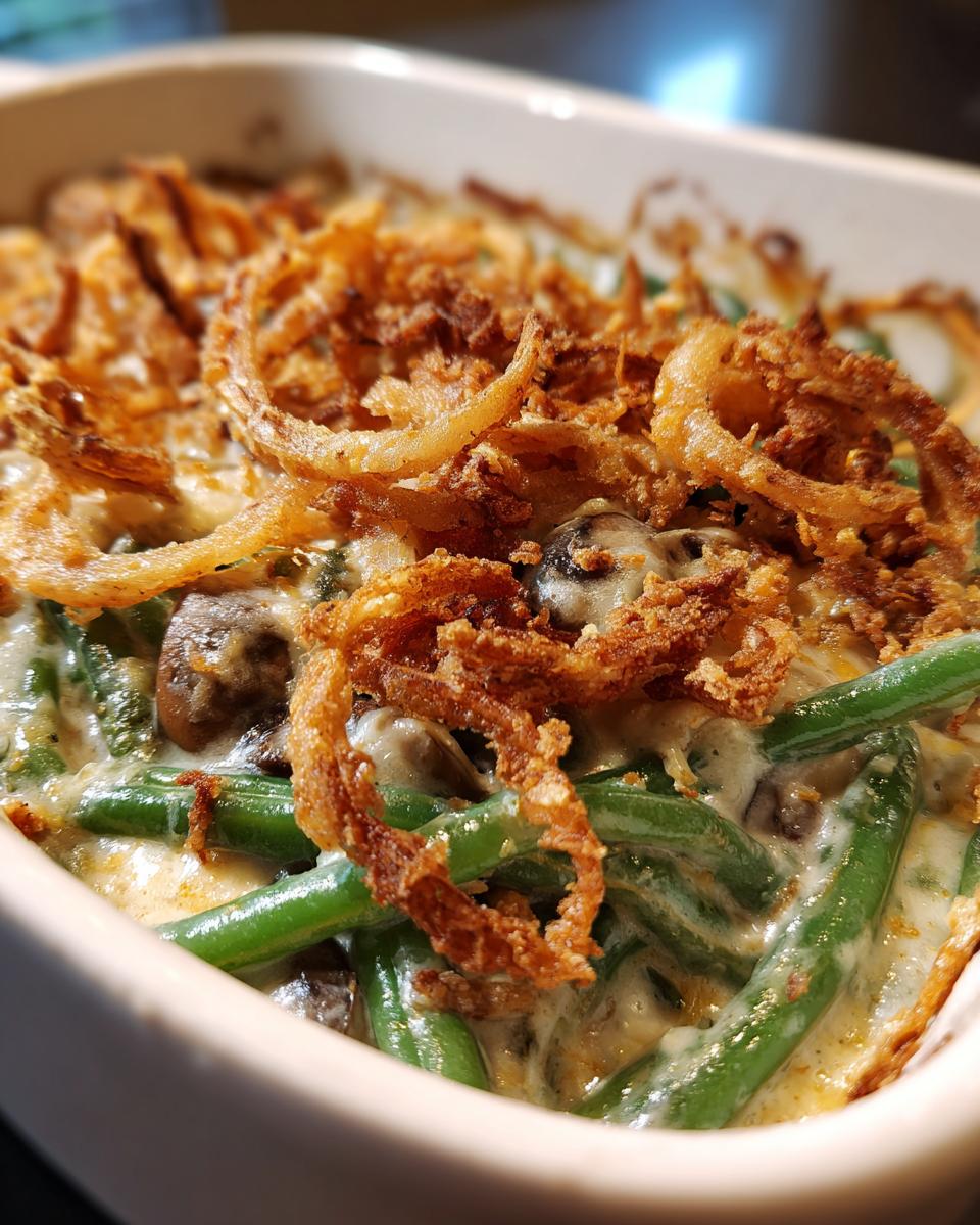 Fast Southern Green Bean Casserole for Thanksgiving - detail 1