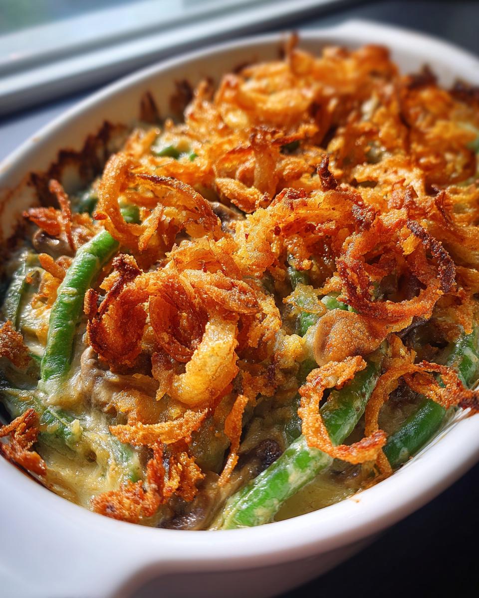 Fast Southern Green Bean Casserole for Thanksgiving - detail 2