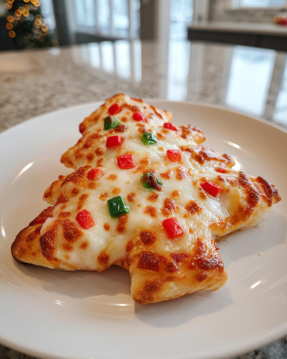 Festive Tree-Shaped Mini Pizzas - detail 1