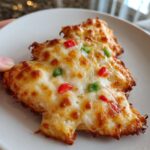 Festive Tree-Shaped Mini Pizzas