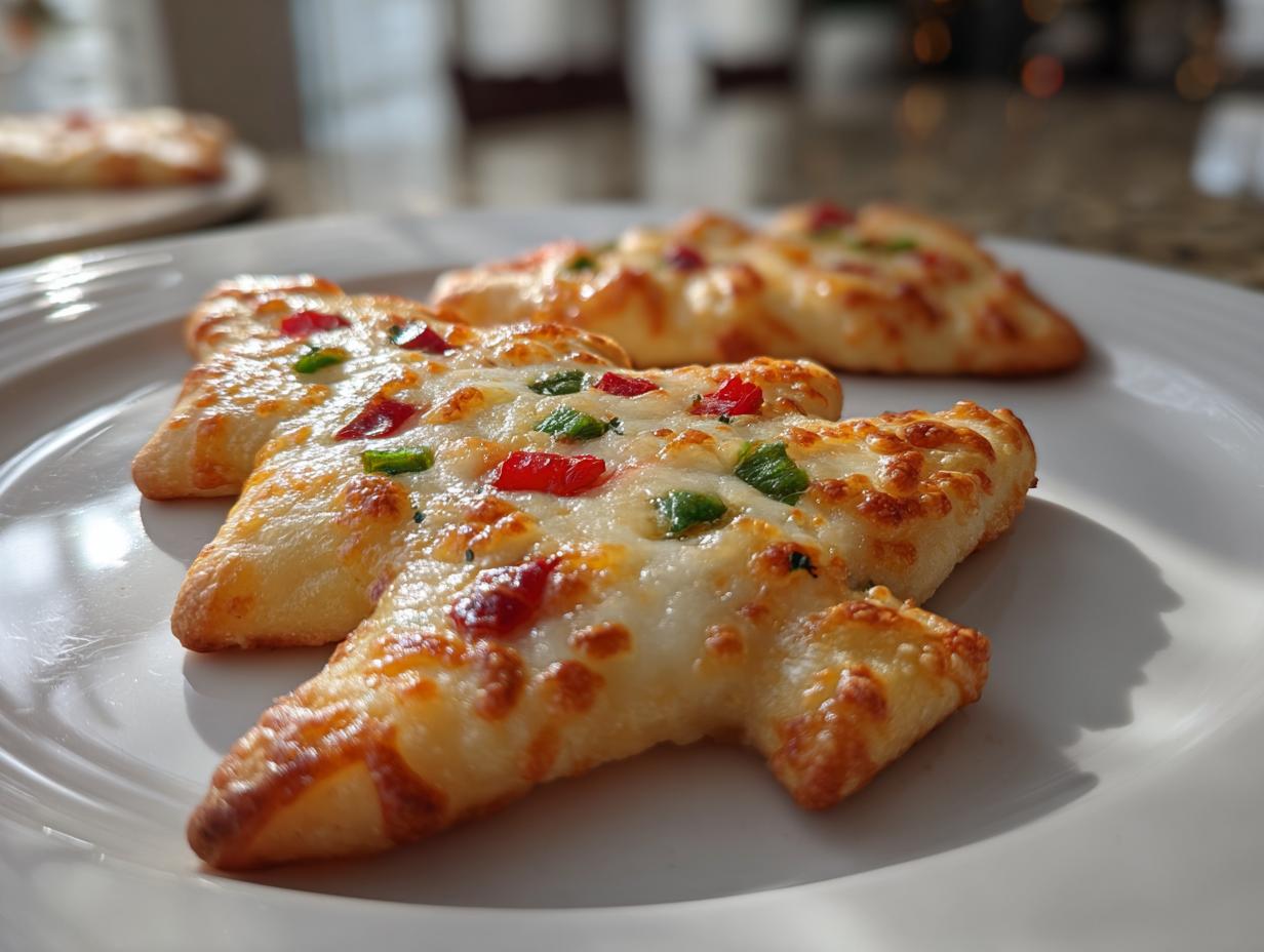 Festive Tree-Shaped Mini Pizzas - detail 3