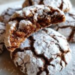 Gingerbread Crinkle Cookies for the Holiday Cookie Swap
