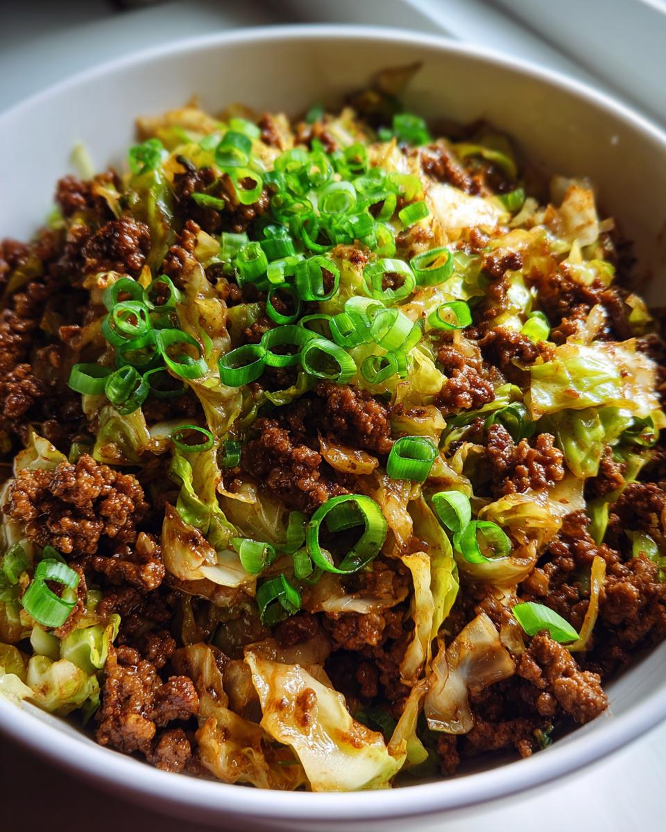 16-Minute Ground Beef & Cabbage Stir-Fry for Cozy Comfort 5 Ground Beef & Cabbage Stir-Fry – Easy Comfort Dinner - detail 1