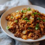 Ground Beef & Cauliflower Rice Meal Prep