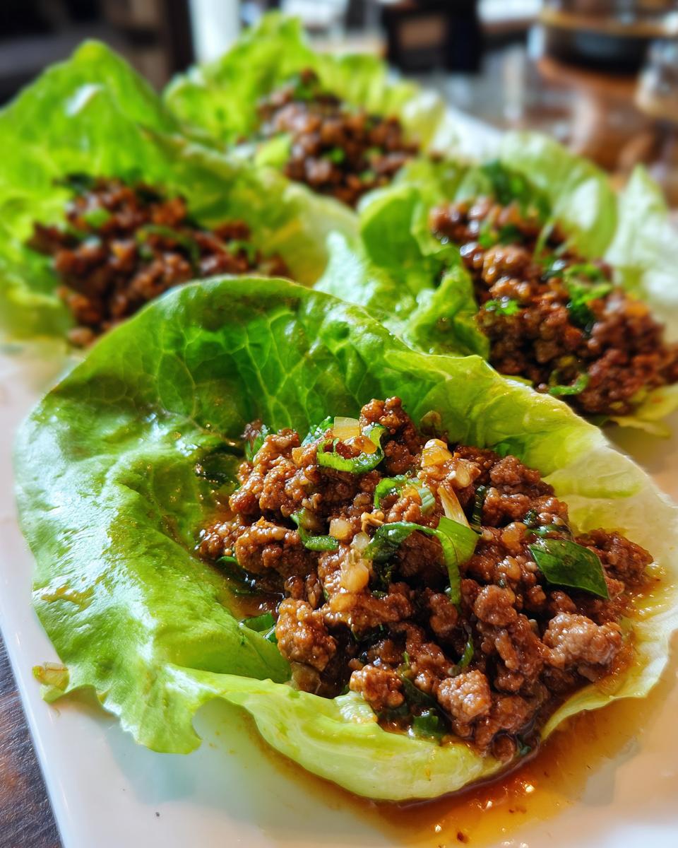 20-Minute Ground Beef Lettuce Wraps - So Crisp & Flavorful 5 Ground Beef Lettuce Wraps – Fresh & Flavorful - detail 1