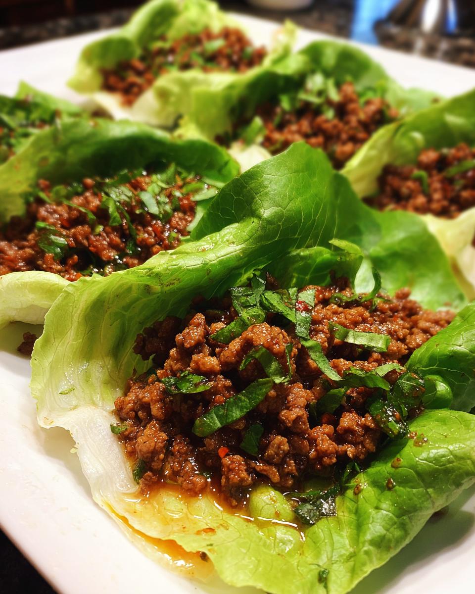 20-Minute Ground Beef Lettuce Wraps - So Crisp & Flavorful 6 Ground Beef Lettuce Wraps – Fresh & Flavorful - detail 2
