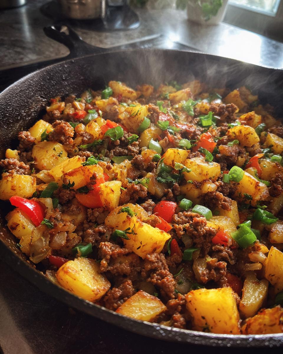 Crispy Ground Beef & Potato Hash Recipe Ready in 30 Minutes 6 Ground Beef & Potato Hash – Comforting One-Pan Meal - detail 2