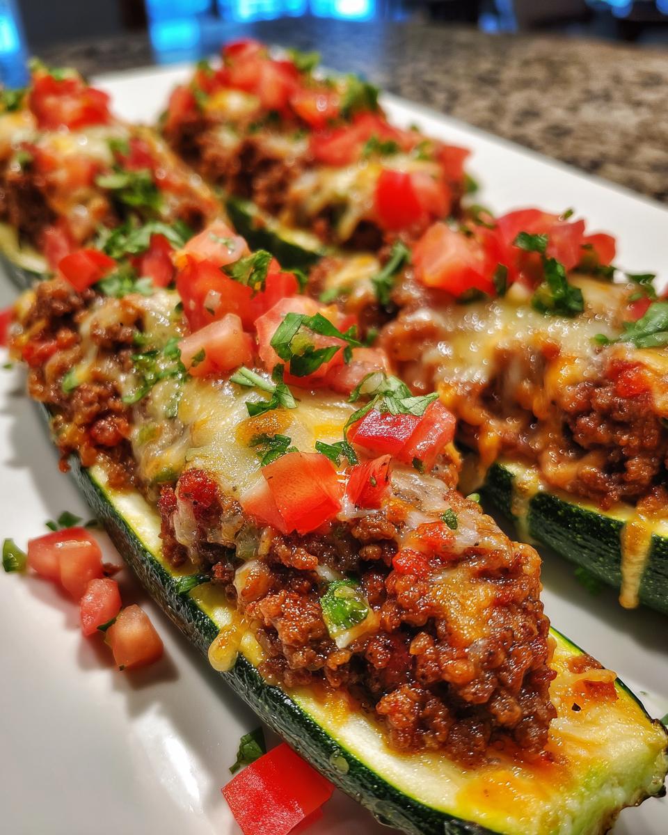 35-Minute Ground Beef Stuffed Zucchini Meal Prep Magic 5 Ground Beef Stuffed Zucchini Meal Prep Boats - detail 1