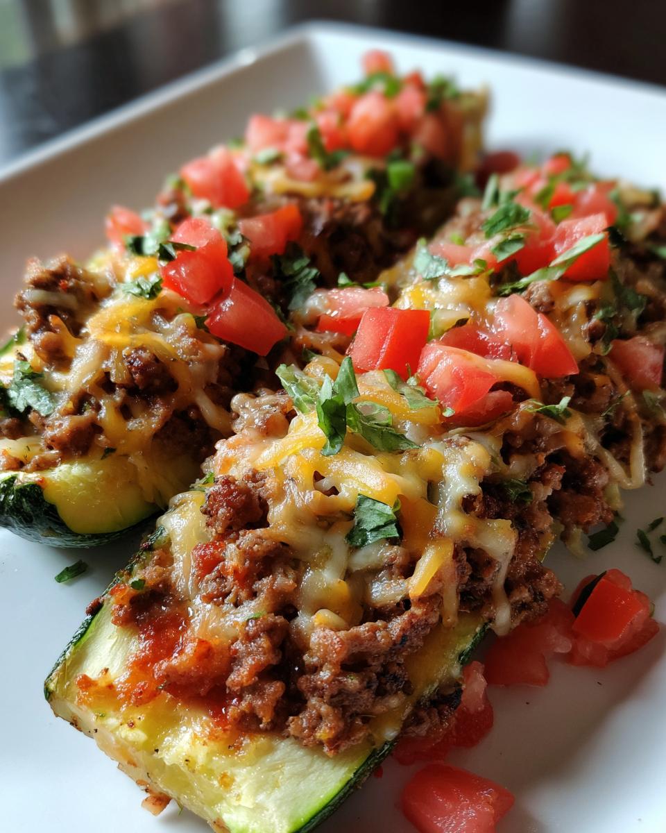 35-Minute Ground Beef Stuffed Zucchini Meal Prep Magic 7 Ground Beef Stuffed Zucchini Meal Prep Boats - detail 3