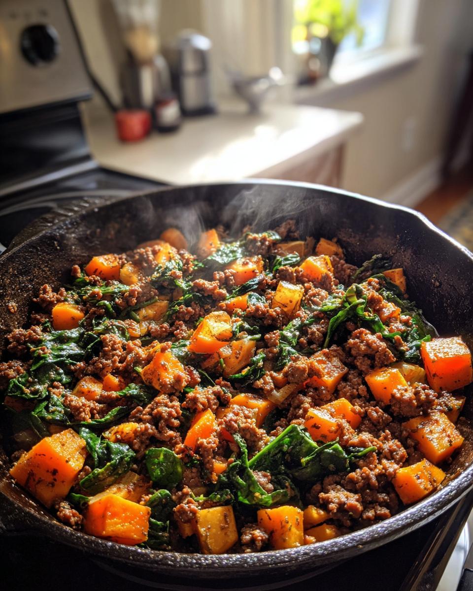 30-MinS Ground Beef & Sweet Potato Skillet Heavenly Comfort 5 Ground Beef & Sweet Potato Skillet – Healthy Comfort Food - detail 1