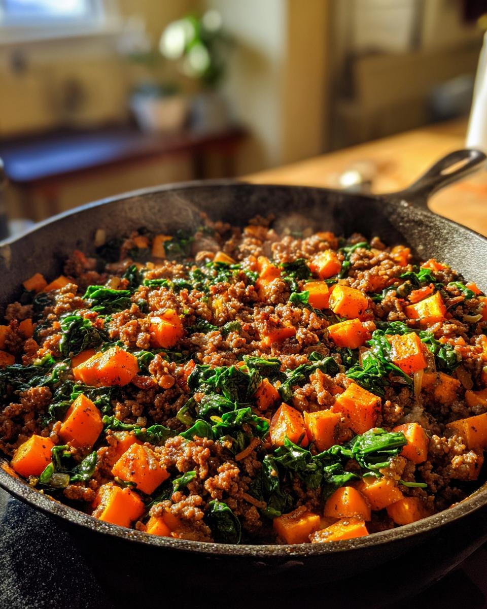 30-MinS Ground Beef & Sweet Potato Skillet Heavenly Comfort 6 Ground Beef & Sweet Potato Skillet – Healthy Comfort Food - detail 2