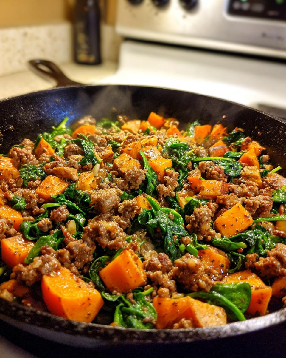 30-MinS Ground Beef & Sweet Potato Skillet Heavenly Comfort 7 Ground Beef & Sweet Potato Skillet – Healthy Comfort Food - detail 3