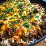 Ground Beef and Rice Skillet (30 minutes)