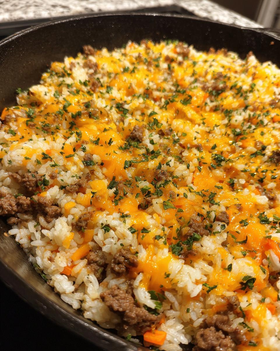 Amazing Ground Beef and Rice Skillet: 30 Min 7 Ground Beef and Rice Skillet (30 minutes) - detail 3