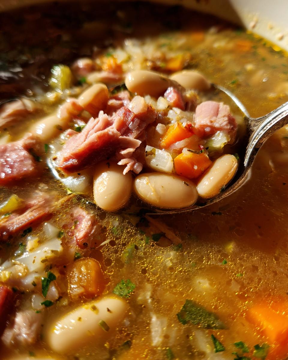Amazing Ham and Bean Soup: A Comforting 1-Hour Meal 5 Ham and Bean Soup - detail 1