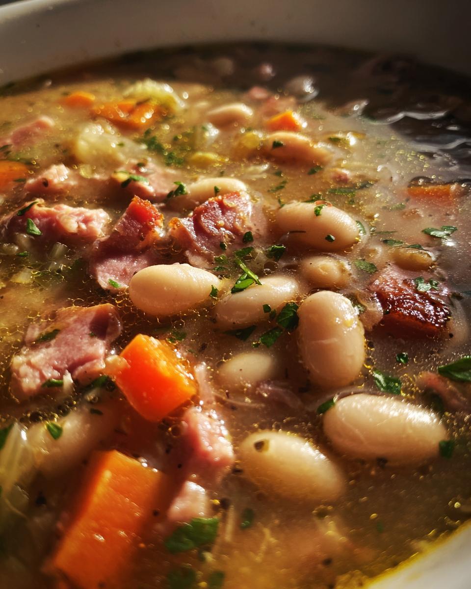 Amazing Ham and Bean Soup: A Comforting 1-Hour Meal 6 Ham and Bean Soup - detail 2