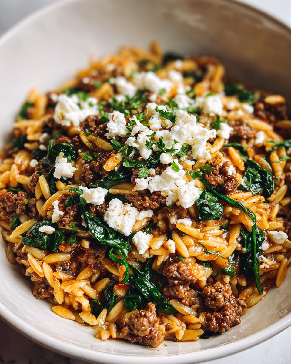 30-Min Healthy Beef & Orzo Bowl – Easy One-Pot Bliss 6 Healthy Beef & Orzo Bowl – One Pot Wonder - detail 2